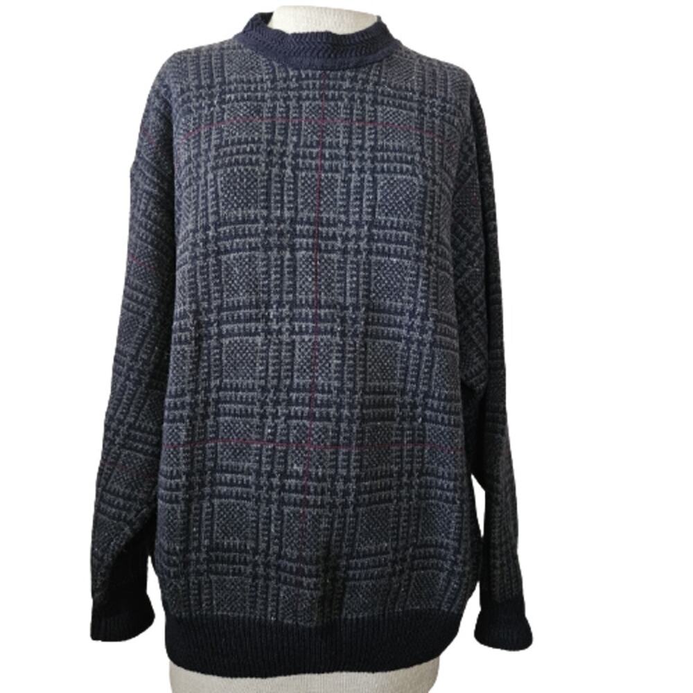 Britches Cotton Blend Navy Blue Sweater Size Large